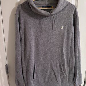 Polo Women's Grey Oversized Sweatshirt, Size L